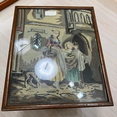 アンティーク品　イギリス製　ファイヤースクリーンテーブル　折り畳み式テーブル　公田店の画像