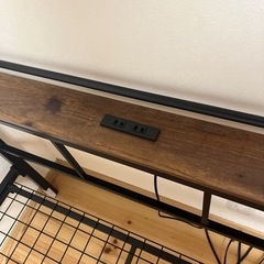 取引中【ニトリ】棚付きシングルベッドの画像