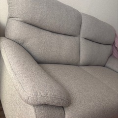 ニトリ ファブリックソファの画像