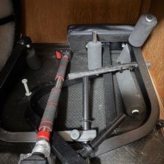 ベンチプレス トレーニングベンチ プレート付き 懸垂バー付きの画像