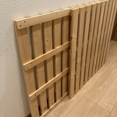 すのこ2枚   シングルベッドサイズの画像