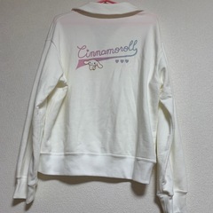 新品  ハーフジップ トレーナー 160cm GU サンリオ シナモロール シナモンの画像