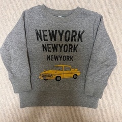 長袖トレーナー 100㎝ 2枚セット 裏起毛　ナルミヤインターナショナルの画像