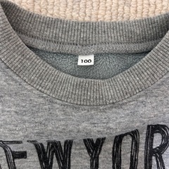 長袖トレーナー 100㎝ 2枚セット 裏起毛　ナルミヤインターナショナルの画像