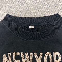 長袖トレーナー 100㎝ 2枚セット 裏起毛　ナルミヤインターナショナルの画像