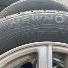 夏タイヤ&社外ホイール4本セット　14インチの画像