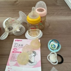 ピジョン　手動　搾乳器　さく乳器　哺乳瓶の画像