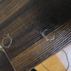 【大型L字デスク】木目調ワークデスク／引取限定（京王堀之内駅）の画像