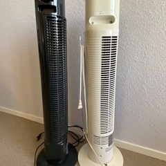 【決まりました】縦型扇風機　２台まとめての画像