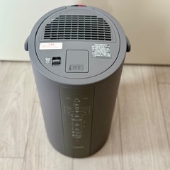 【極美品】★在庫限定品★象印スチーム式加湿器EE-DC50グレーお手入れ簡単長時間加湿の画像