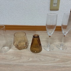【お話し中】インテリア小物（グラス）などの画像