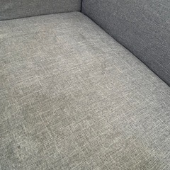 【11/12まで掲載】【無料】ニトリ／2人掛けソファ／ライトグレー／収納付き の画像