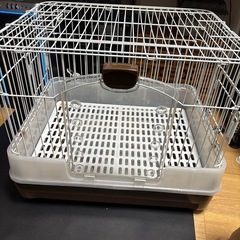 マルカン うさぎのカンタンおそうじケージ H60B ウサギケージの画像