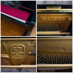 引き取り限定☆アップライトピアノ☆KAISER☆の画像