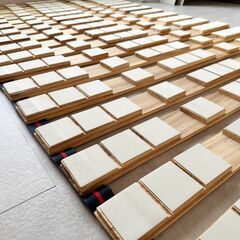 ロールすのこベッド シングル 引取限定の画像