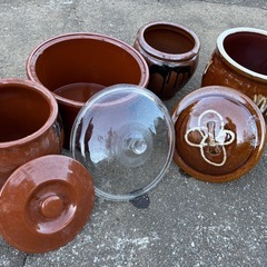 瓶（かめ）4種類の画像