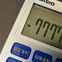 🌻 CASIO BF-750 金融電卓　中古　2台　使えますがジャンク扱い🌻の画像