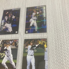 プロ野球チップスカード　阪神タイガース選手5枚セットの画像