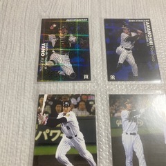 プロ野球チップスカード　阪神タイガース選手5枚セットの画像