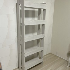 ナフコ 本棚 幅59×奥行25×高さ156cm　の画像