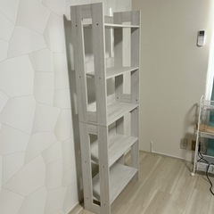 ナフコ 本棚 幅59×奥行25×高さ156cm　の画像