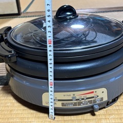 一台三役のホットプレートの画像
