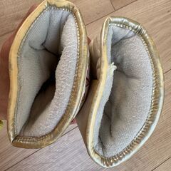 157：スキー用グローブ　ellesse　白　柄付き　中古　使用感ありの画像