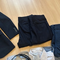 スーツ　セット　ジャケット①シャツ⑤パンツ④ベルト①の画像