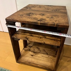 自作　電話台の画像