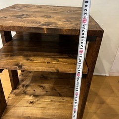 自作　電話台の画像