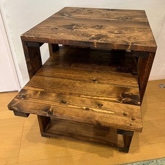 自作　電話台の画像