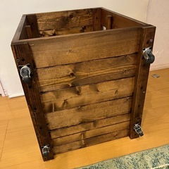 自作　電話台の画像