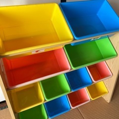 （取引中）おもちゃ箱　おもちゃ収納　トイハウスラックの画像