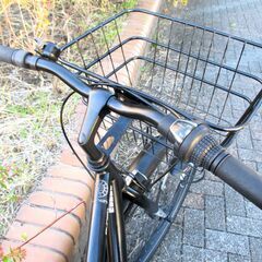 中古自転車 COGHORN 実用 自転車 6段変速 27インチ LEDオートライト ブラック 通勤 通学 近所のお出掛けなどにの画像