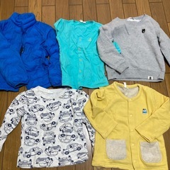 【サイズ110】秋冬物服まとめ　男の子19枚【訳あり】の画像
