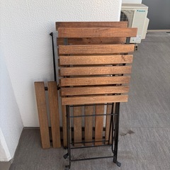 IKEA ガーデンテーブル、チェアの画像