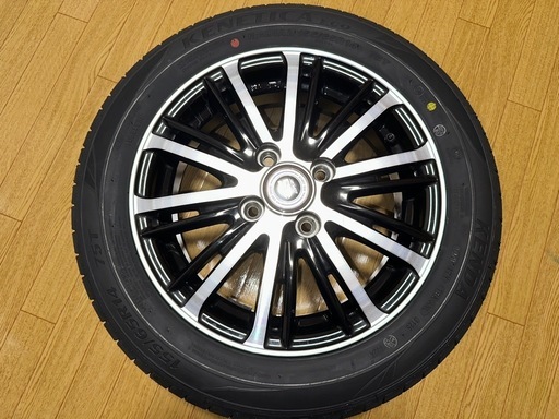 ?【即装着OK】新品KENDAタイヤ×中古アルミホイール4本セット！155/65R14 バランス済み✨