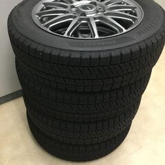 🍑お取引成立しました！【🍀美品】ブリヂストン・スタットレスタイヤ「VRX２」アルミホィール付・合計4本の画像