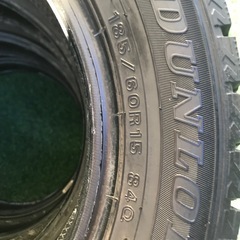 スタッドレスタイヤ　ダンロップWM02 185/60R15 4本セットの画像