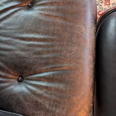 イームズ　ラウンジチェア　オットマン付き　リプロダクト中古の画像