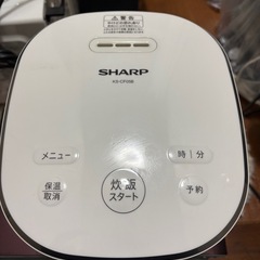 SHARP 炊飯器3合炊きの画像
