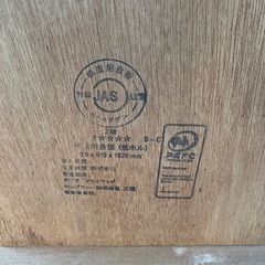 厚さ9mm1820✖️910構造用合板7枚セットの画像