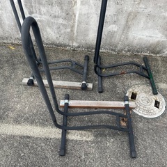 自転車 スタンド スチール製  3個
の画像