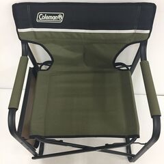 Coleman/コールマン アルミデッキチェア  オリーブ 折りたたみ キャンプ アウトドア 25k菊NSの画像