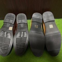 【新品未使用】紳士用革靴2点セットの画像