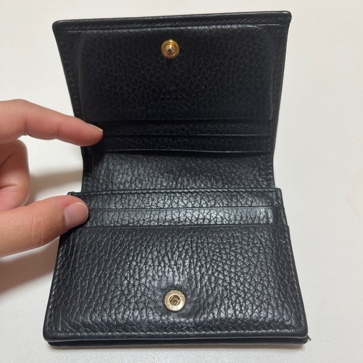 gucci プチマーモント　財布　ブラック