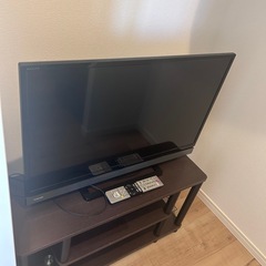 テレビ、テレビ台セットの画像