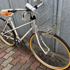 日米富士FUJI The Simple 26インチ ミキ　スト シティサイクル 外装6段 ホワイトの画像
