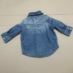 GAP ベビーデニムシャツ 60cmの画像