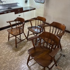チェア　椅子　4脚　の画像
